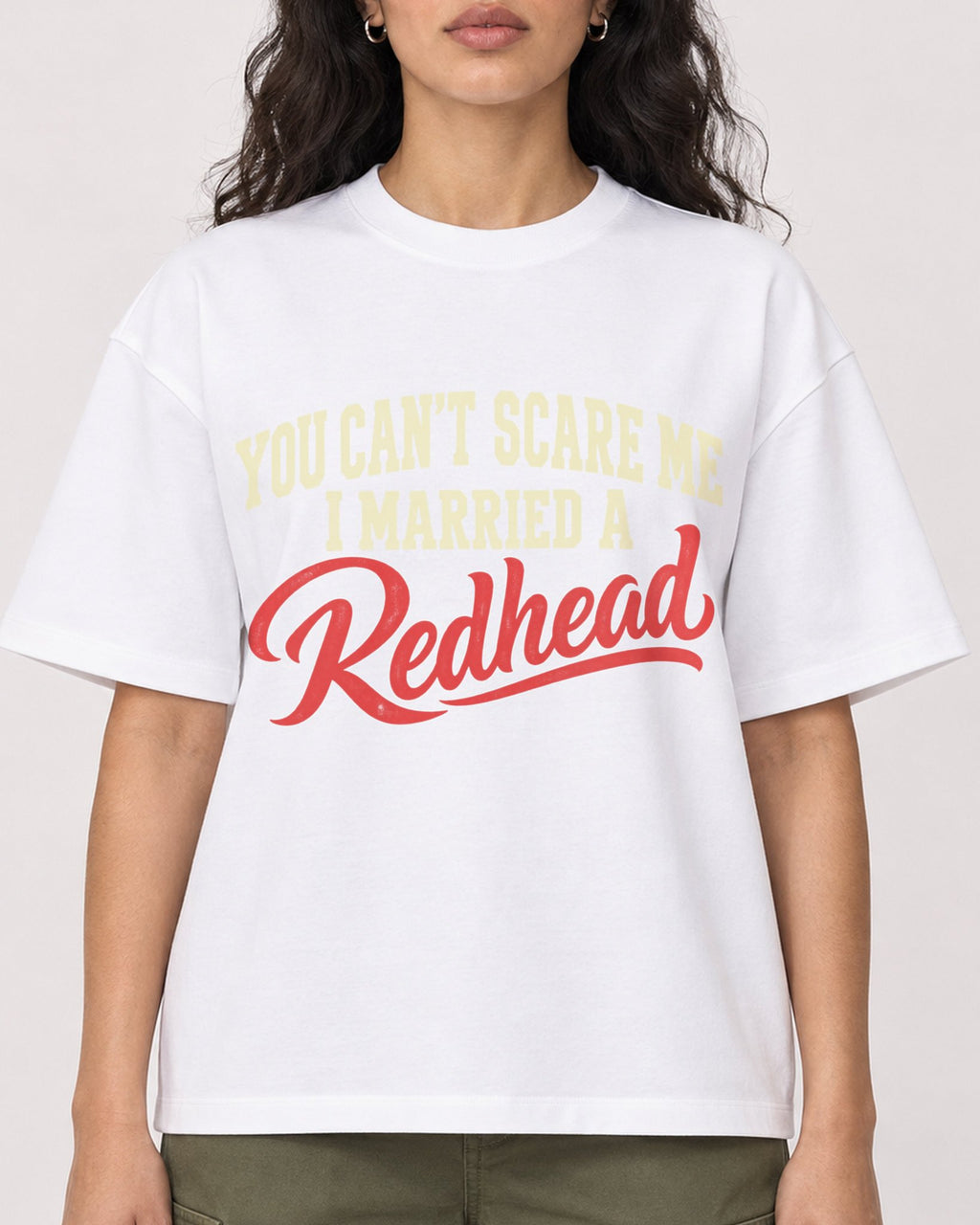Mockup Boxy Heavyweight Tee White female close-up 07