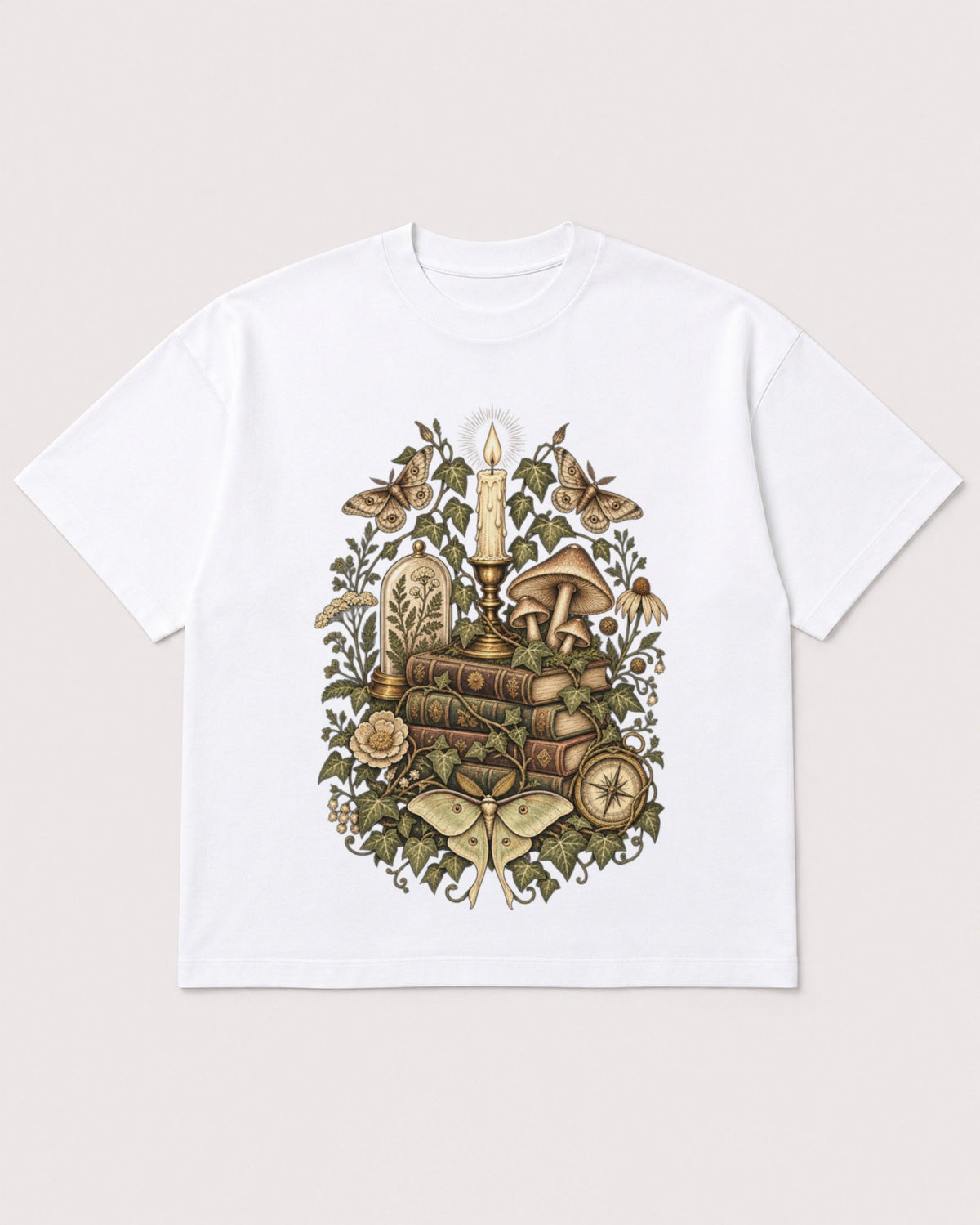 Mockup Boxy Heavyweight Tee White product
