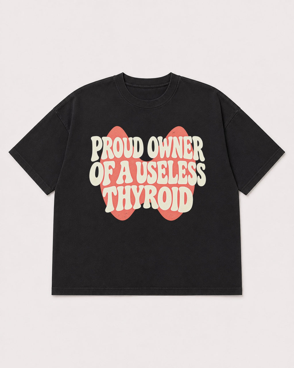 Mockup Boxy Heavyweight Tee Black product