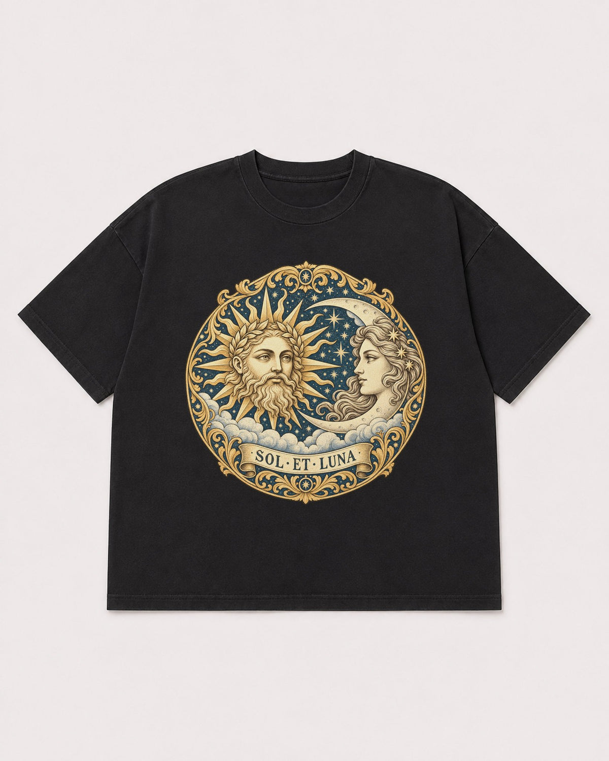 Mockup Boxy Heavyweight Tee Black product