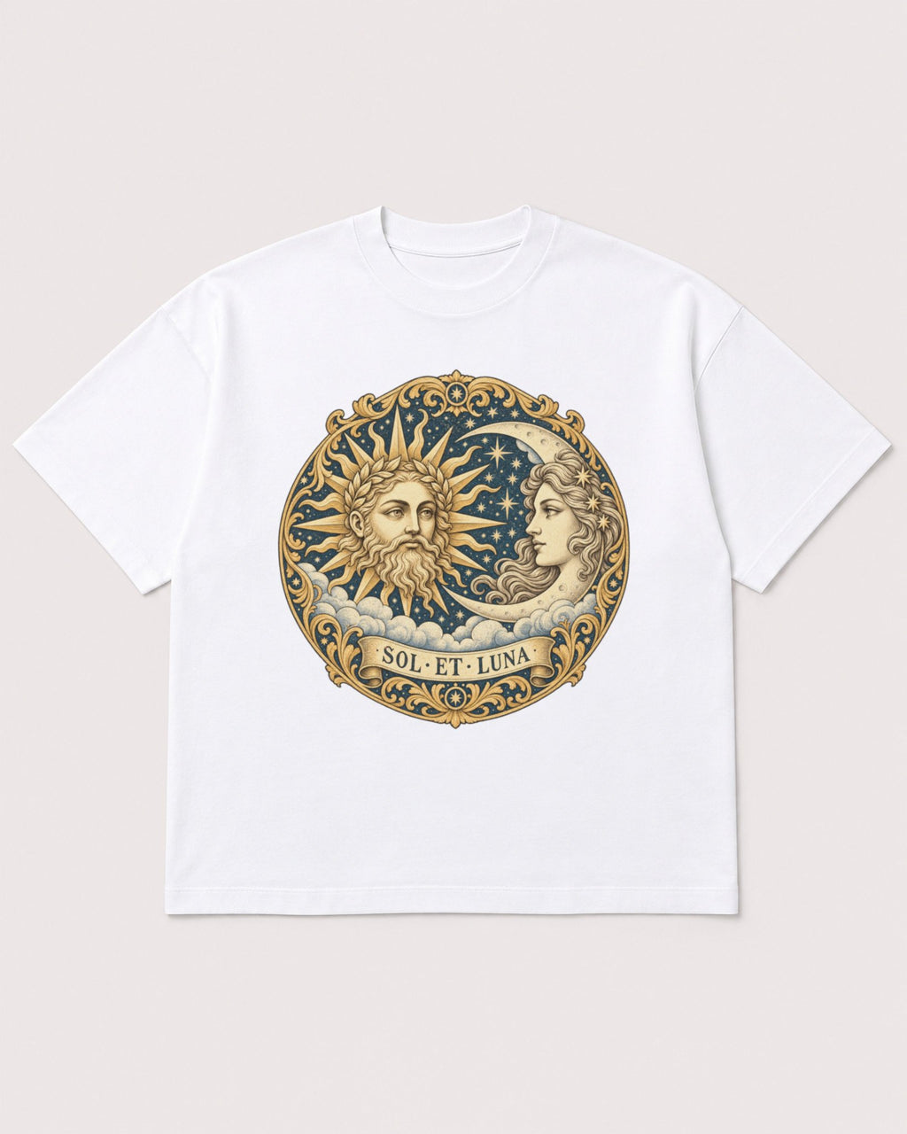 Mockup Boxy Heavyweight Tee White product