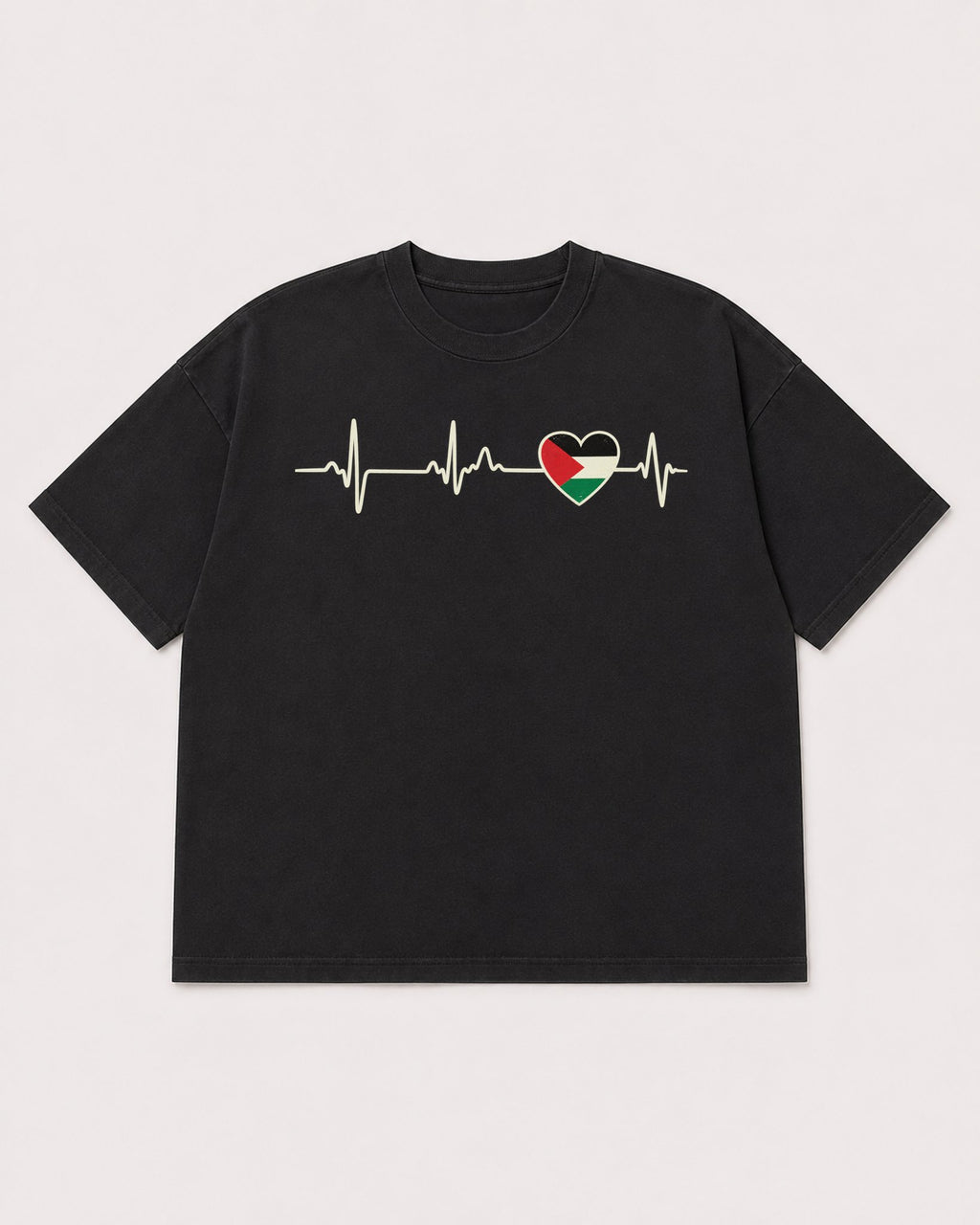 Mockup Boxy Heavyweight Tee Black product