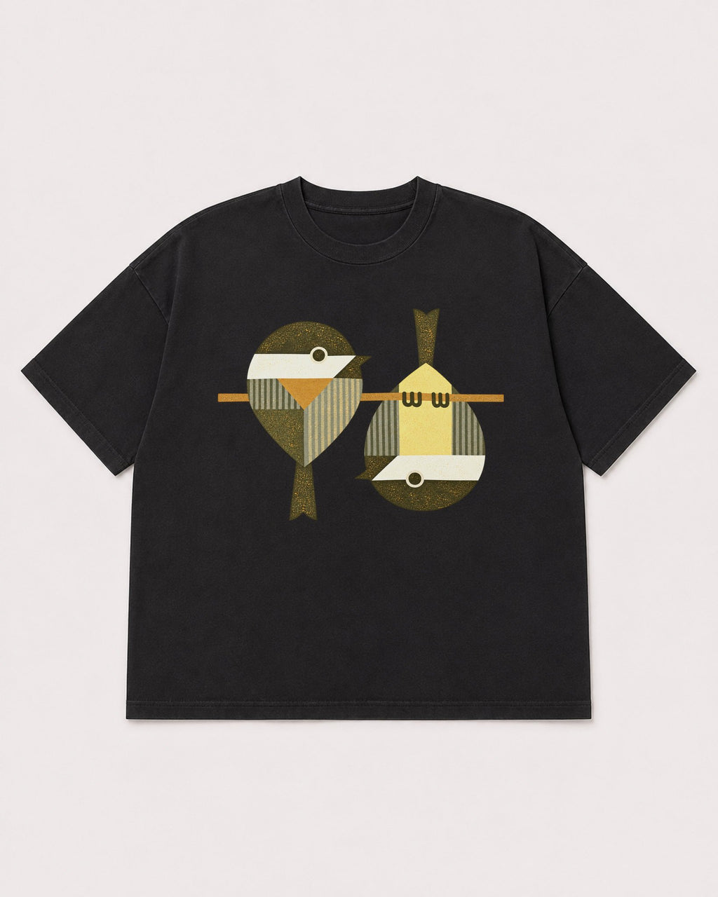 Mockup Boxy Heavyweight Tee Black product