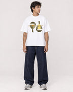 Mockup Boxy Heavyweight Tee White male full-body 06