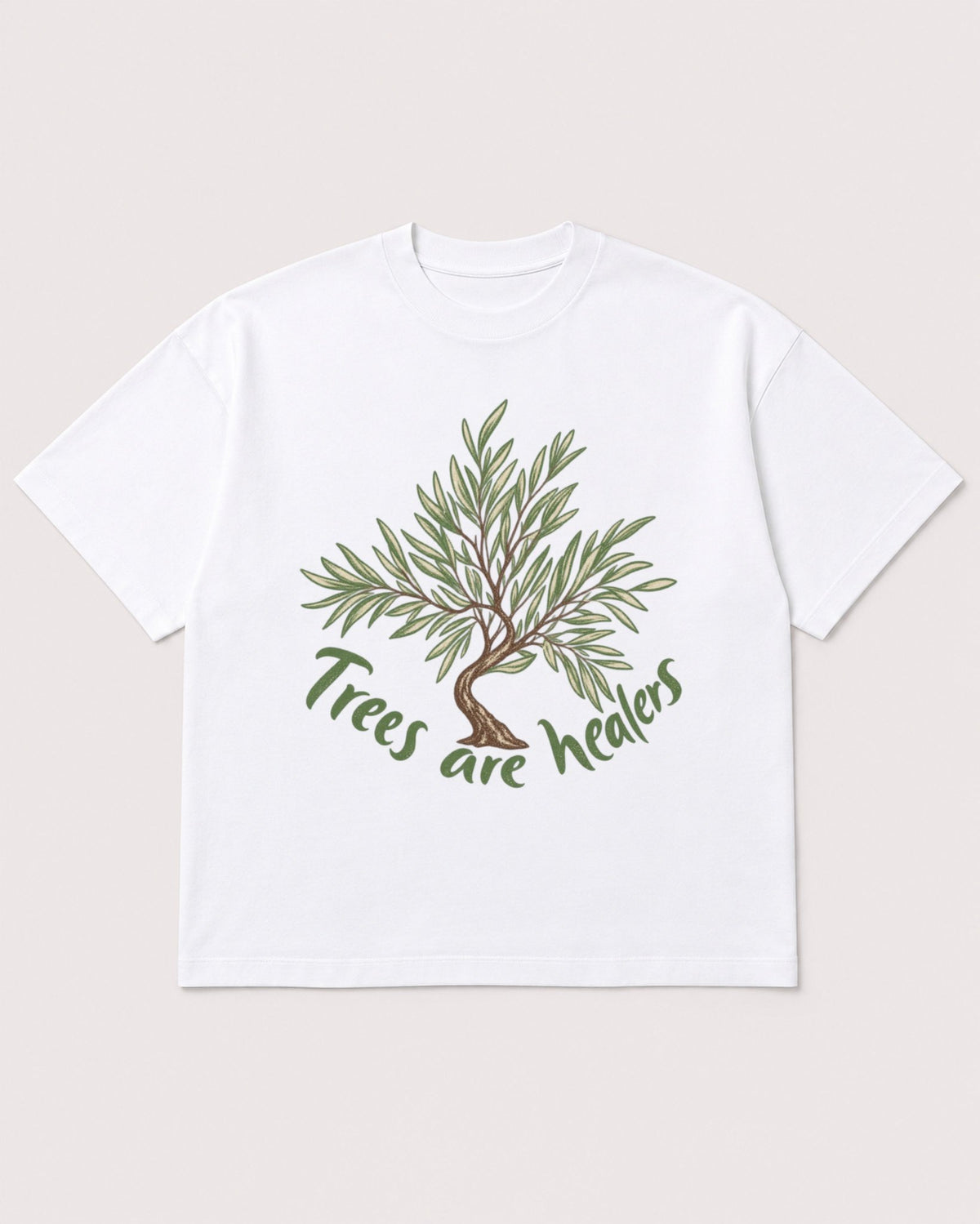 Mockup Boxy Heavyweight Tee White product