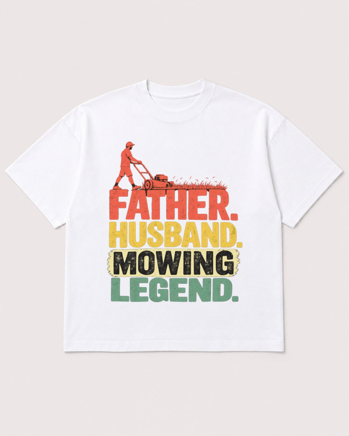 Mockup Boxy Heavyweight Tee White product