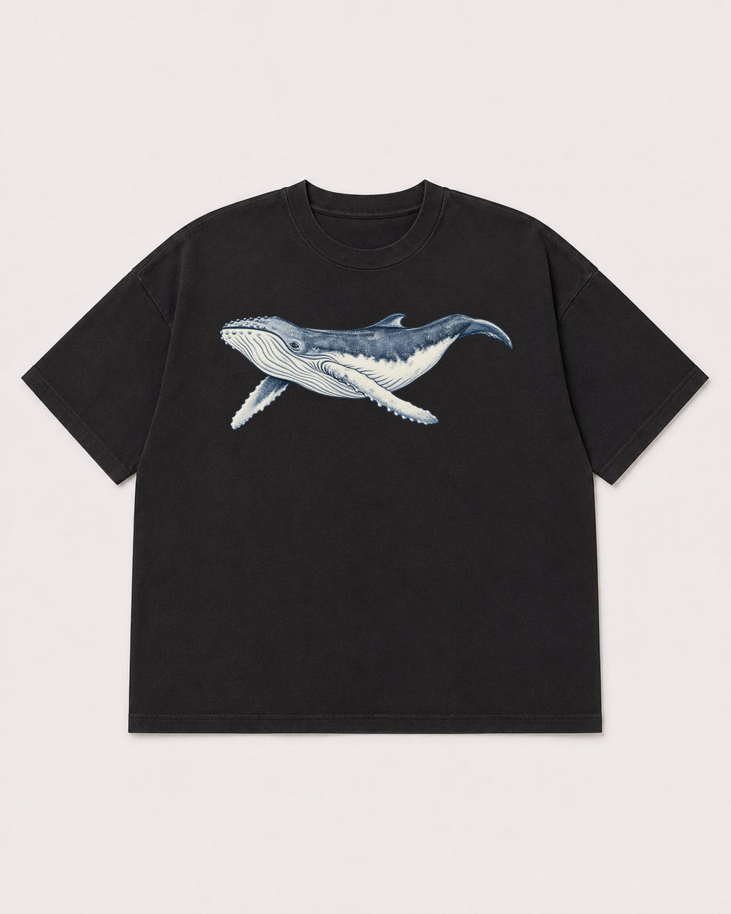 Mockup Boxy Heavyweight Tee Black product