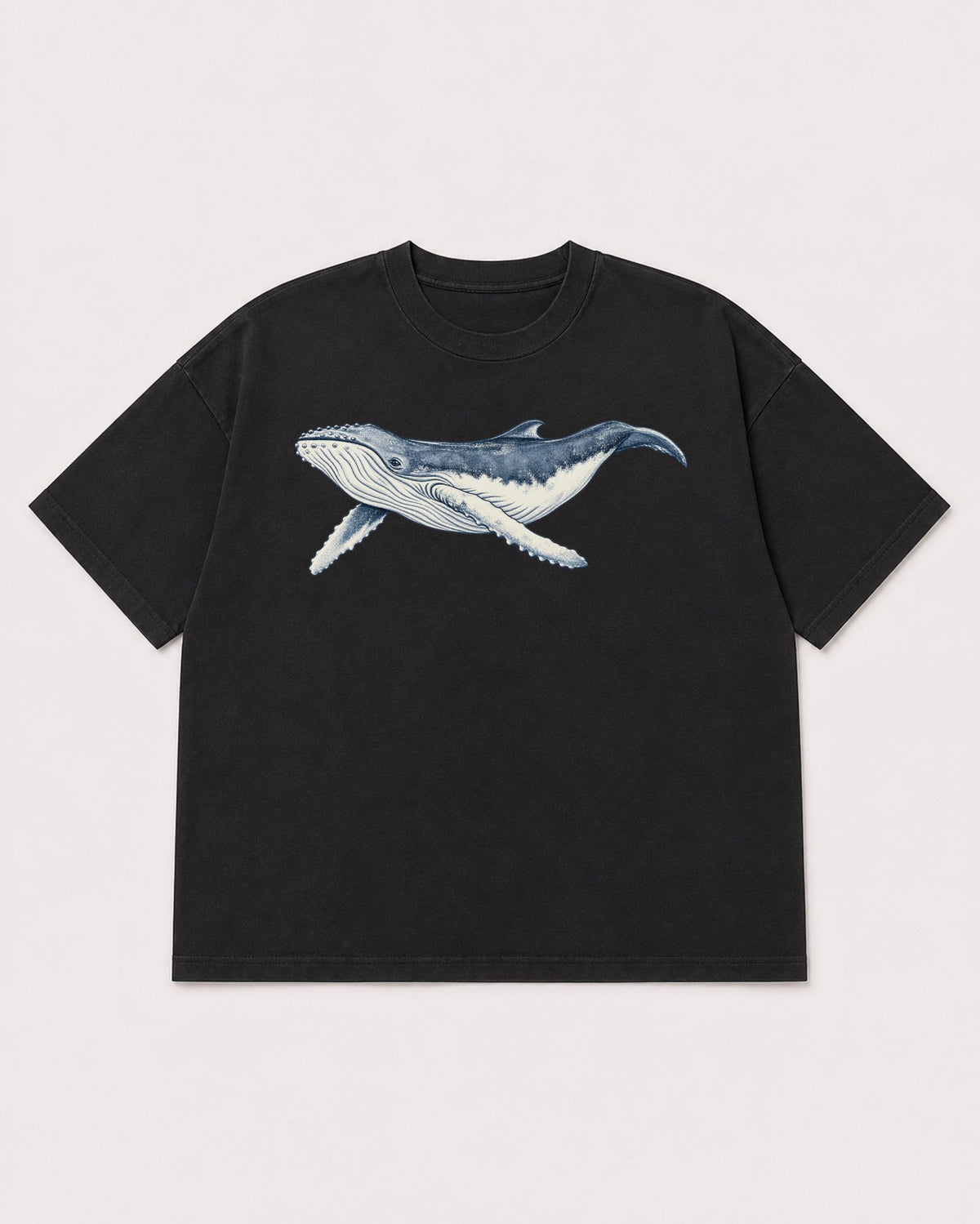 Mockup Boxy Heavyweight Tee Black product