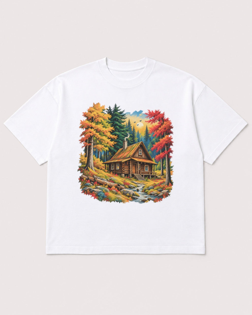 Mockup Boxy Heavyweight Tee White product