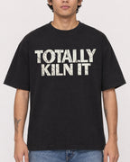 Mockup Boxy Heavyweight Tee Black male close-up 06