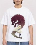 Mockup Boxy Heavyweight Tee White male close-up 03