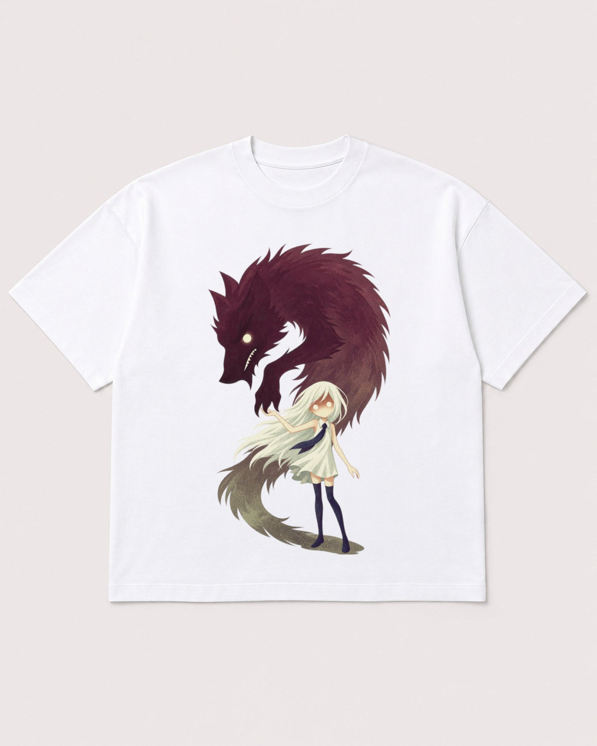 Mockup Boxy Heavyweight Tee White product