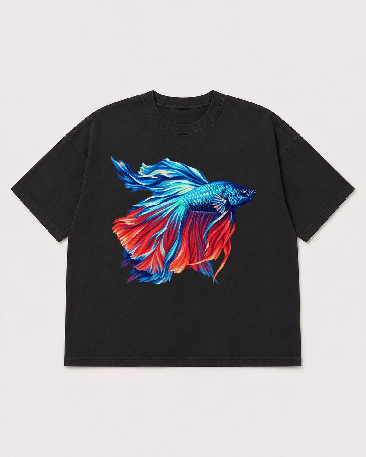 Mockup Boxy Heavyweight Tee Black product