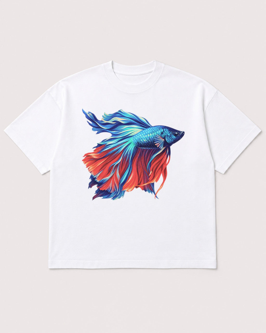 Mockup Boxy Heavyweight Tee White product