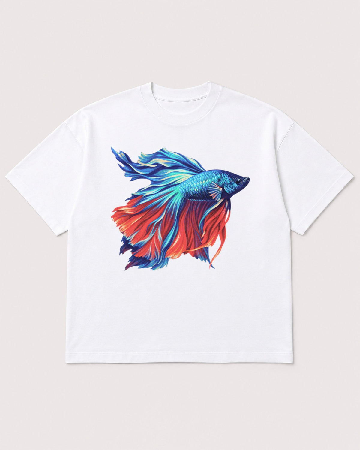 Mockup Boxy Heavyweight Tee White product