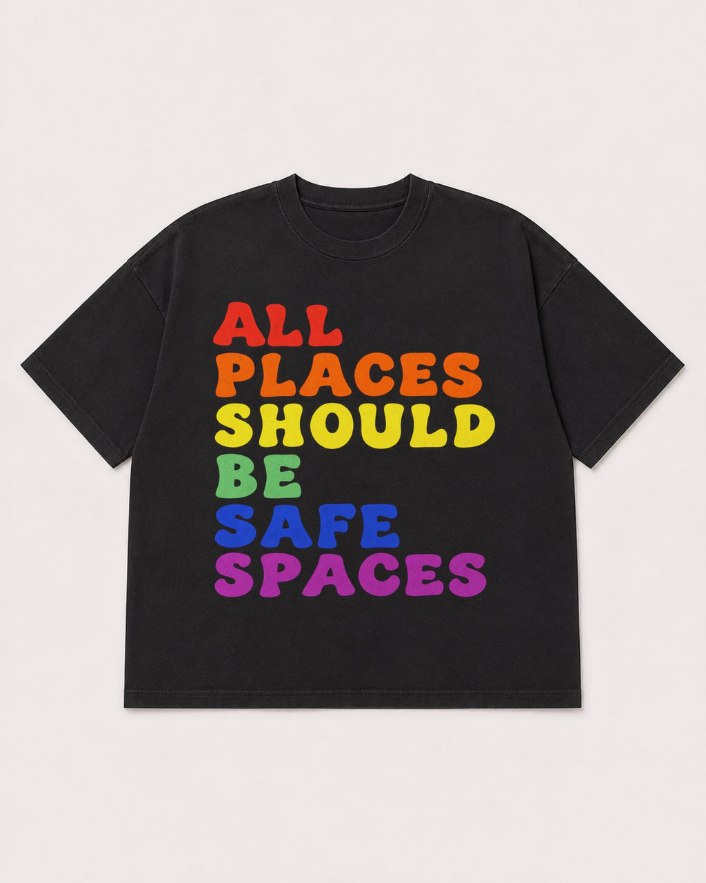 Mockup Boxy Heavyweight Tee Black product