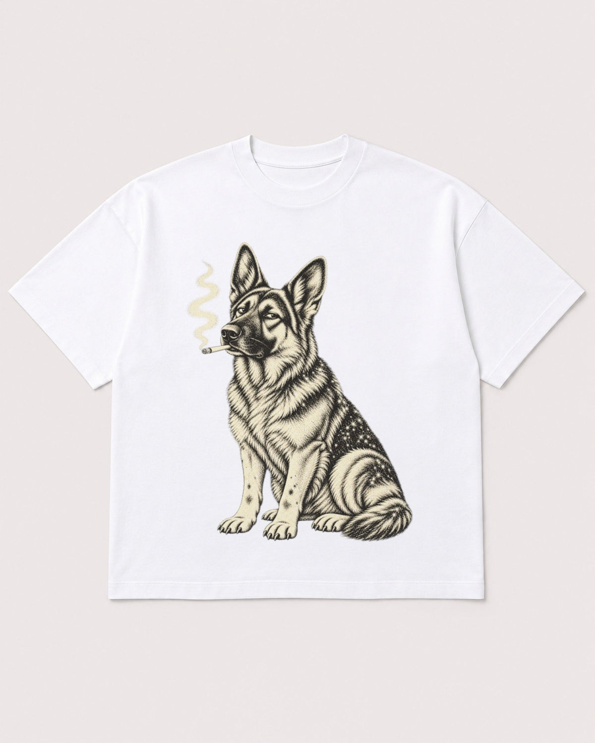 Mockup Boxy Heavyweight Tee White product