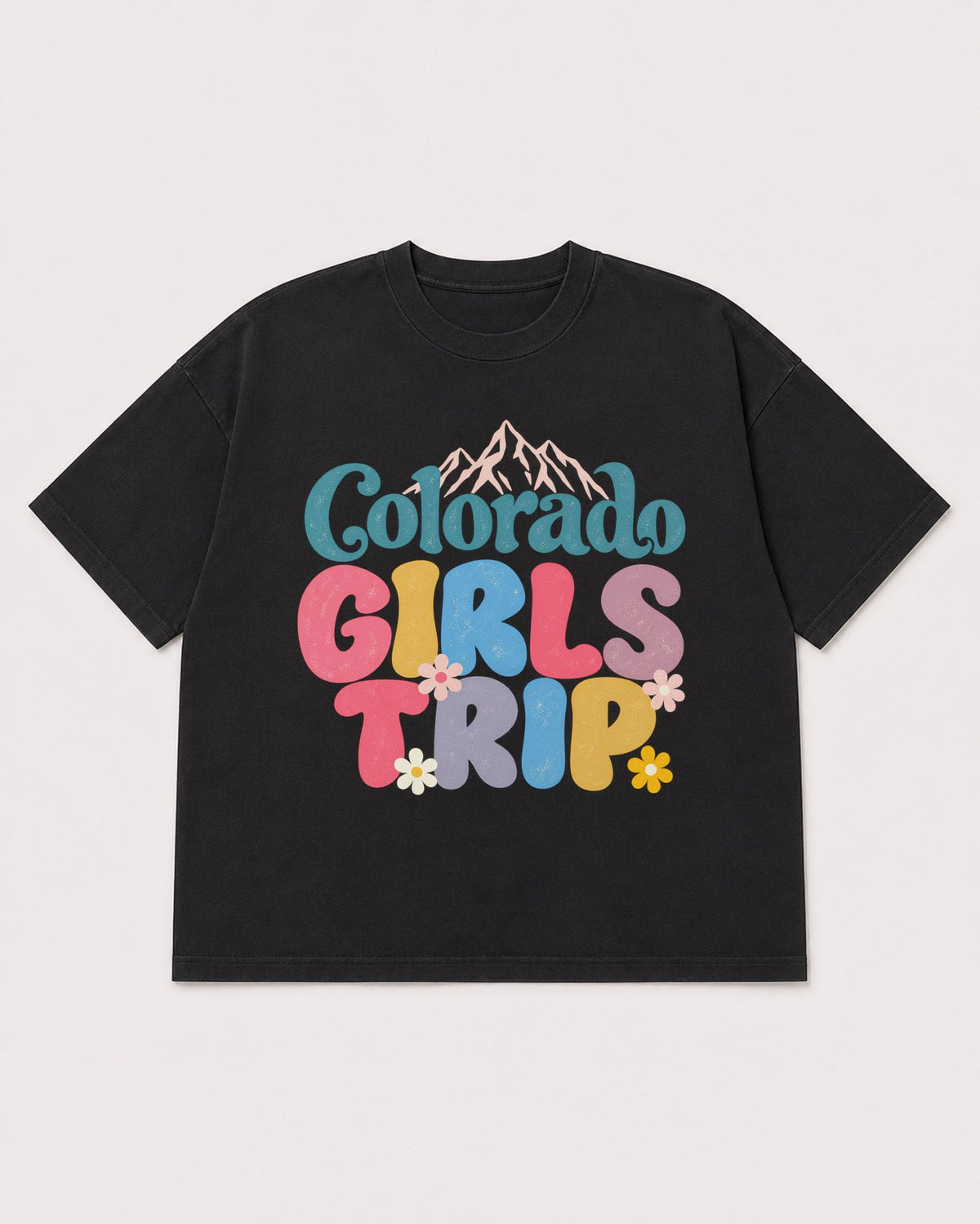 Mockup Boxy Heavyweight Tee Black product