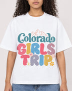 Mockup Boxy Heavyweight Tee White female close-up 10