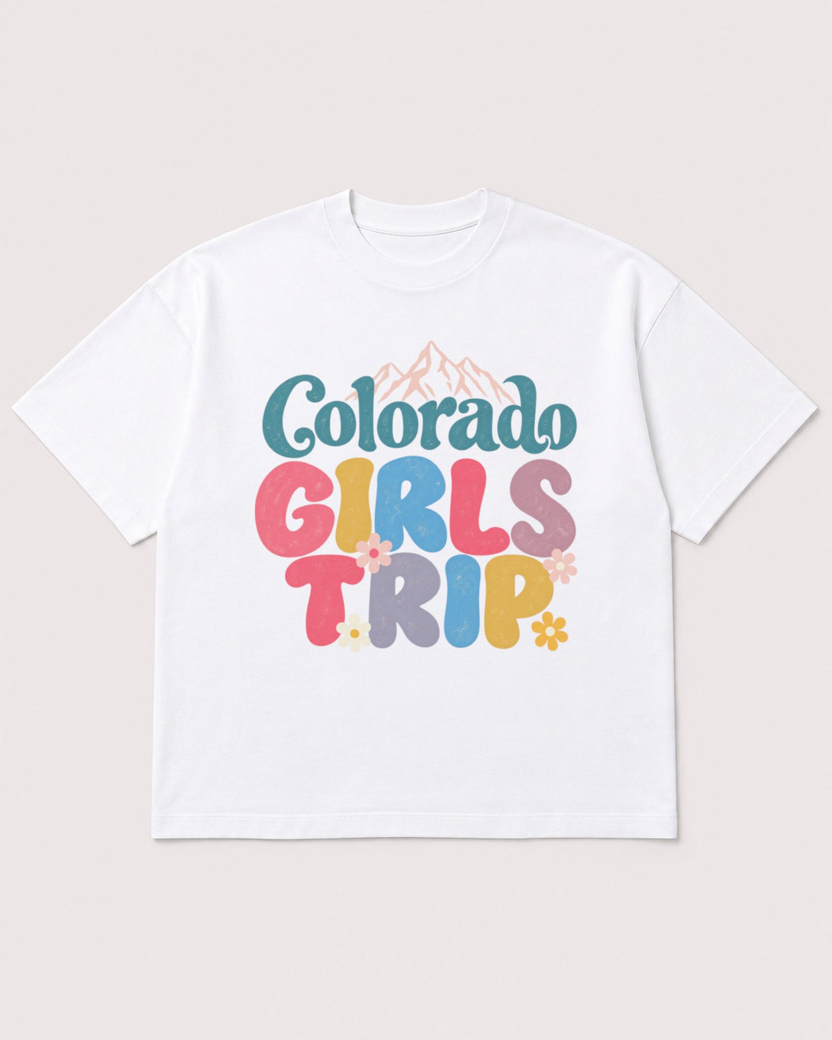 Mockup Boxy Heavyweight Tee White product