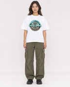Mockup Boxy Heavyweight Tee White female full-body 02