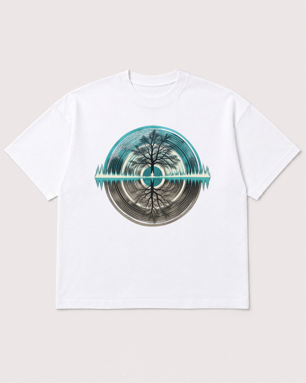 Mockup Boxy Heavyweight Tee White product