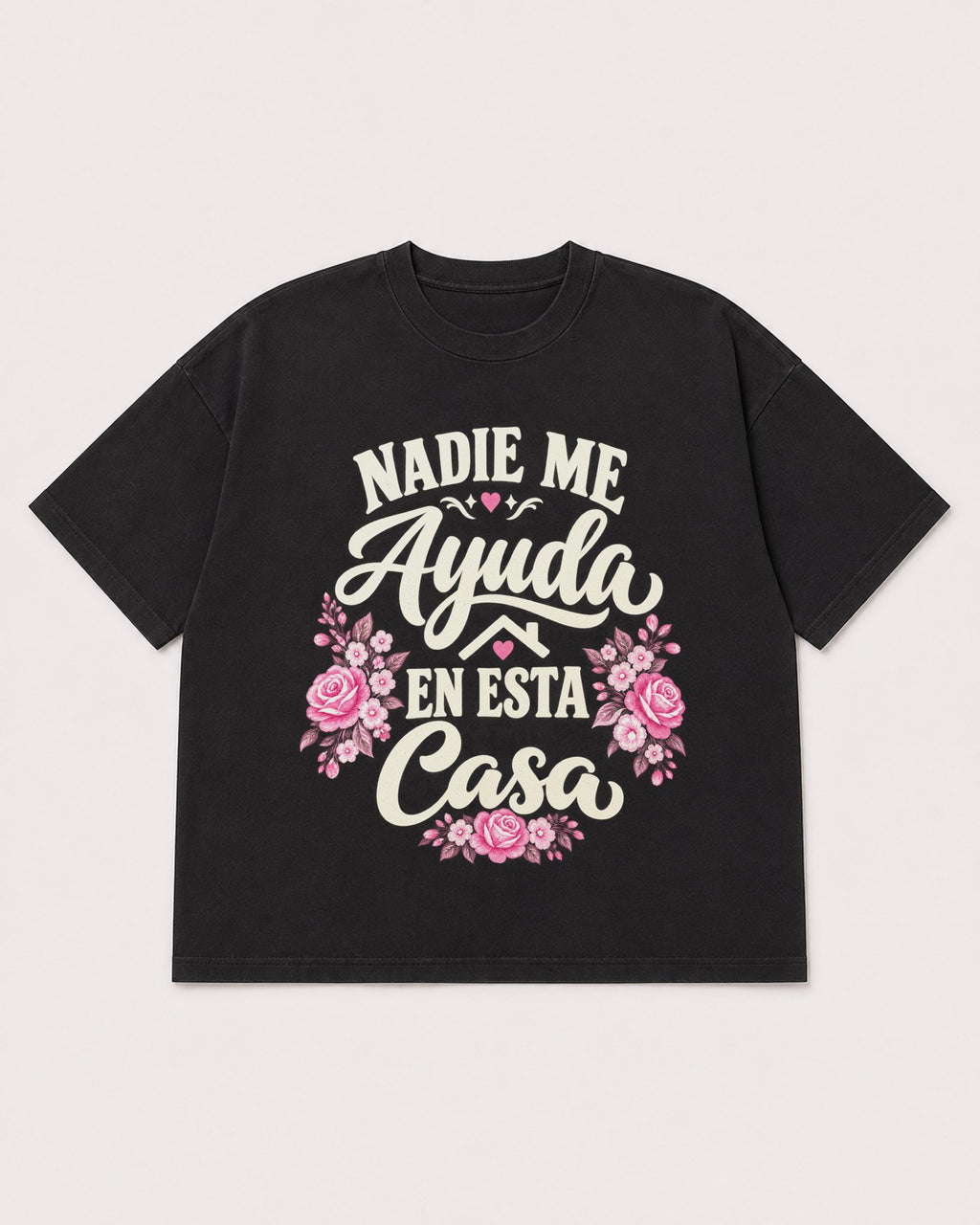 Mockup Boxy Heavyweight Tee Black product
