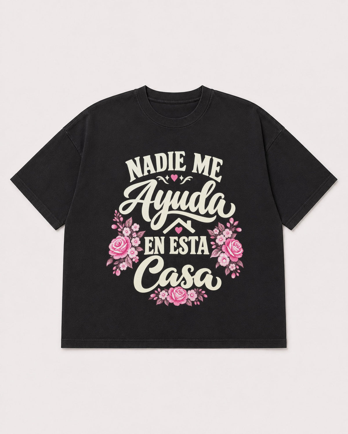 Mockup Boxy Heavyweight Tee Black product