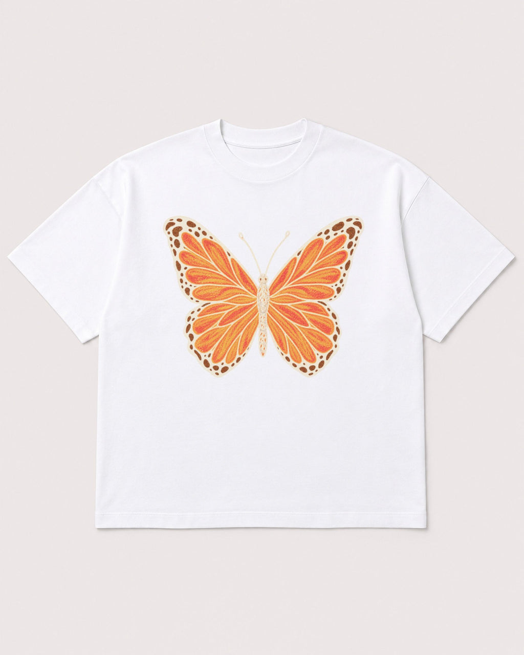 Mockup Boxy Heavyweight Tee White product