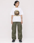 Mockup Boxy Heavyweight Tee White female full-body 12