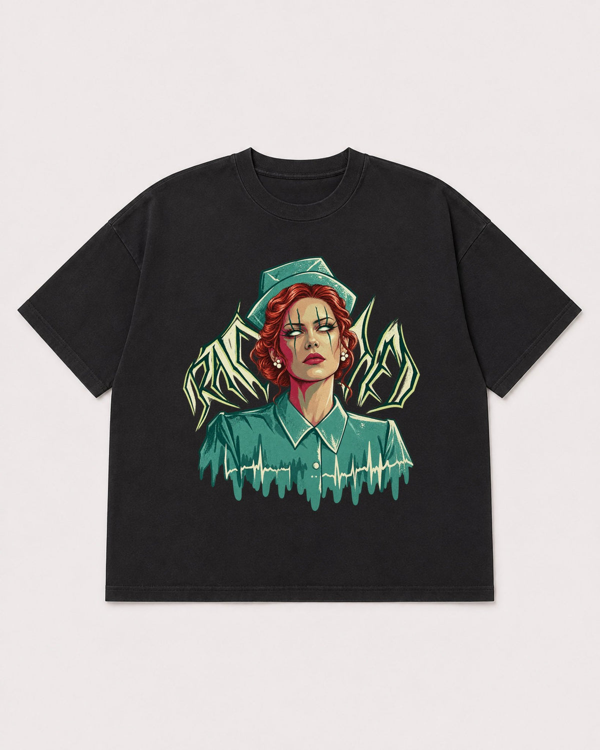 Mockup Boxy Heavyweight Tee Black product
