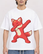 Mockup Boxy Heavyweight Tee White male close-up 03