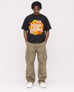 Mockup Boxy Heavyweight Tee Black male full-body 04