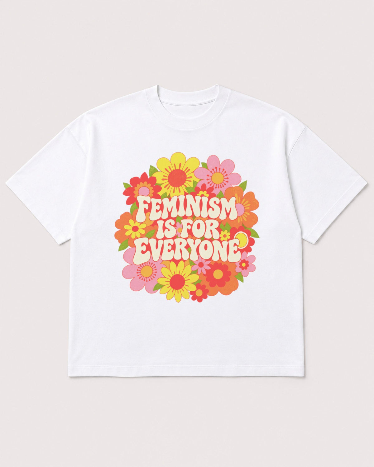 Mockup Boxy Heavyweight Tee White product