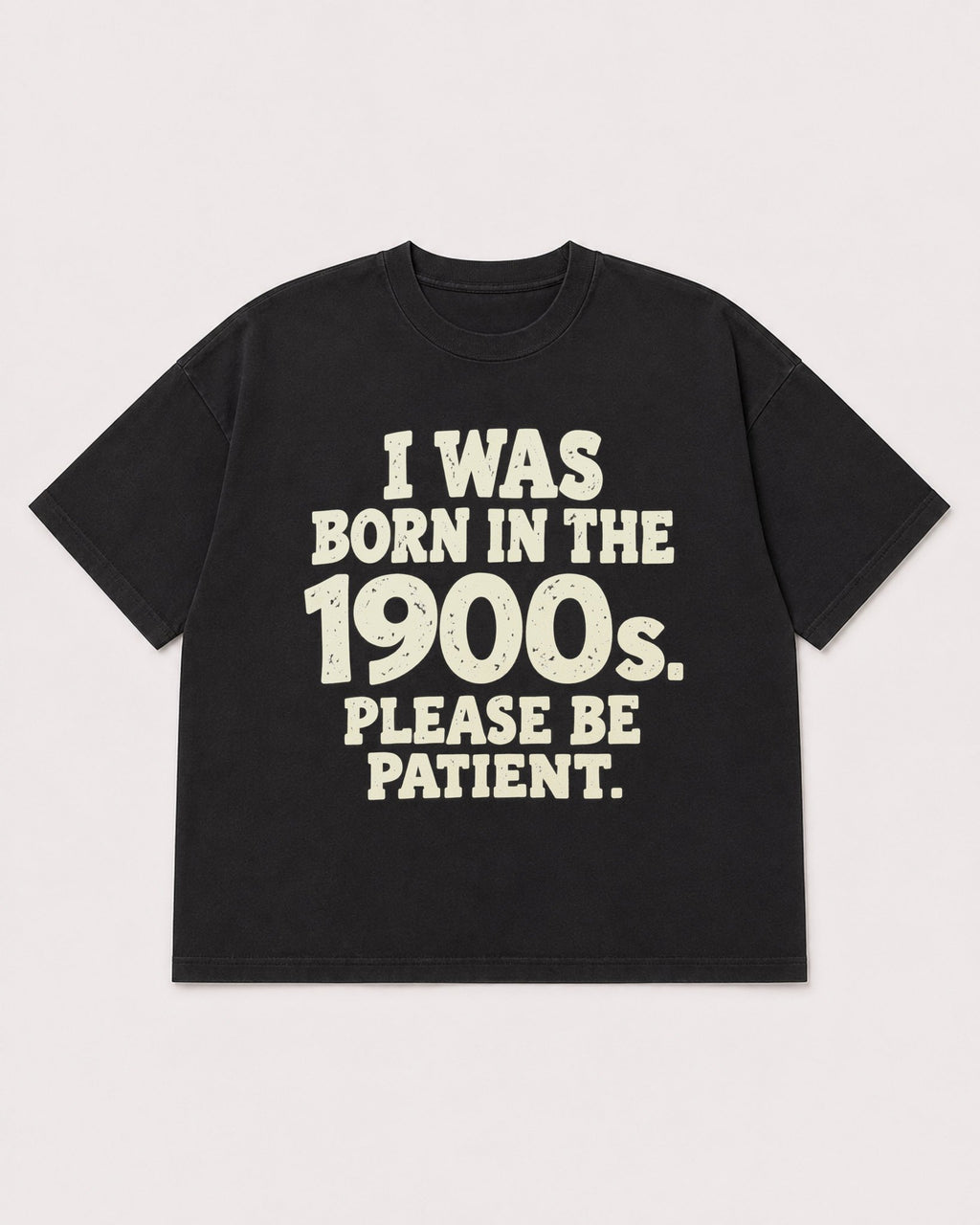 Mockup Boxy Heavyweight Tee Black product