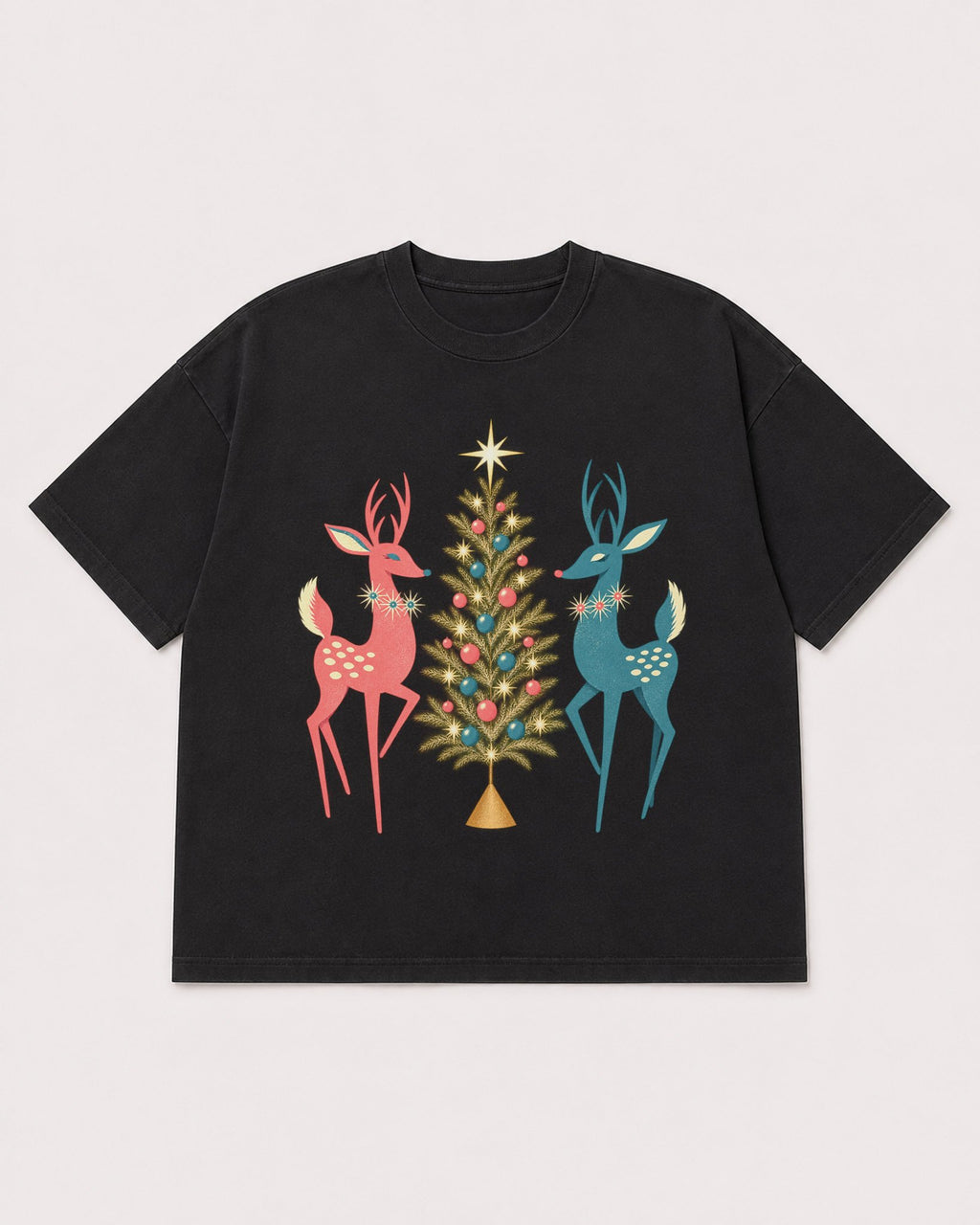 Mockup Boxy Heavyweight Tee Black product