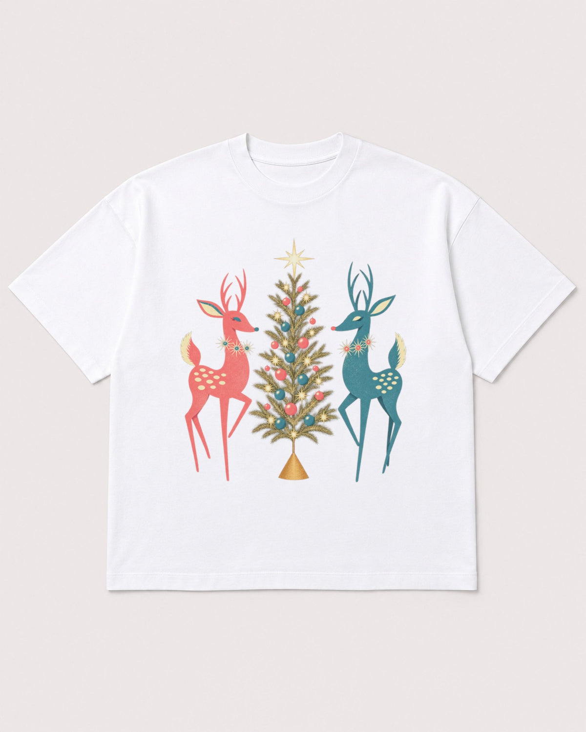 Mockup Boxy Heavyweight Tee White product