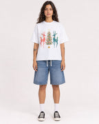 Mockup Boxy Heavyweight Tee White female full-body 06