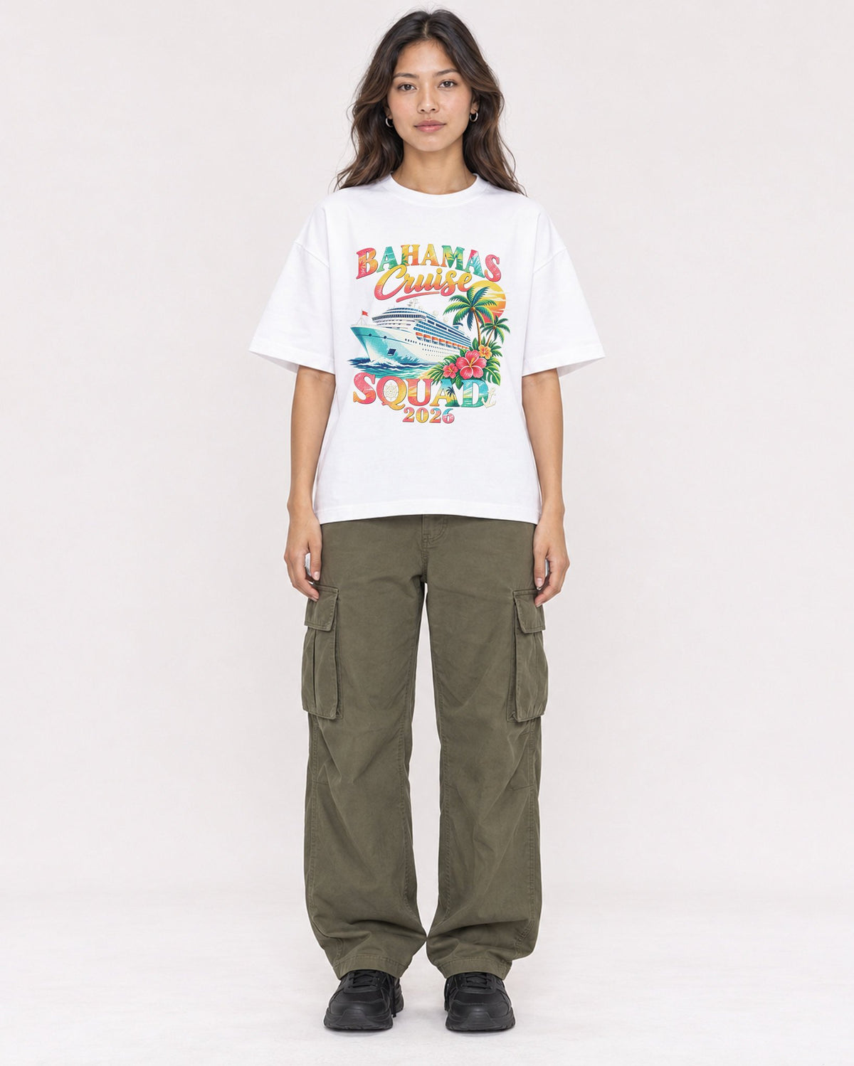 Mockup Boxy Heavyweight Tee White female full-body 02