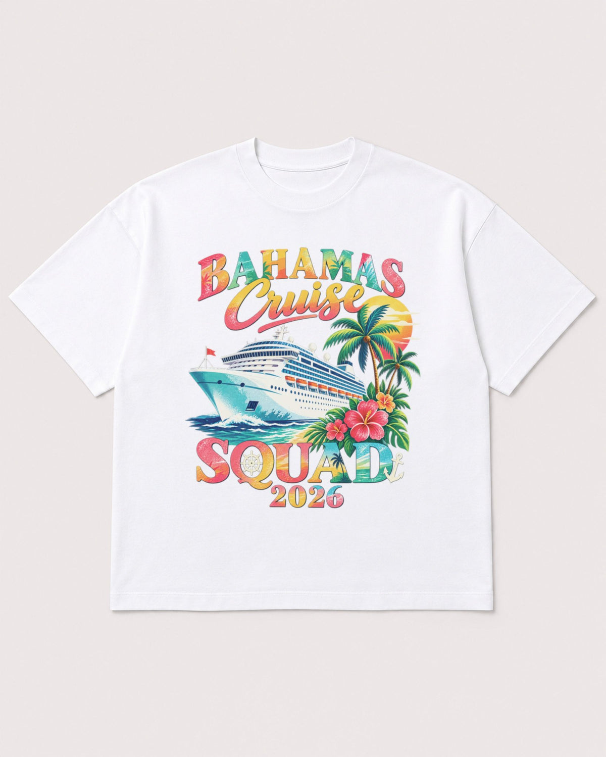 Mockup Boxy Heavyweight Tee White product