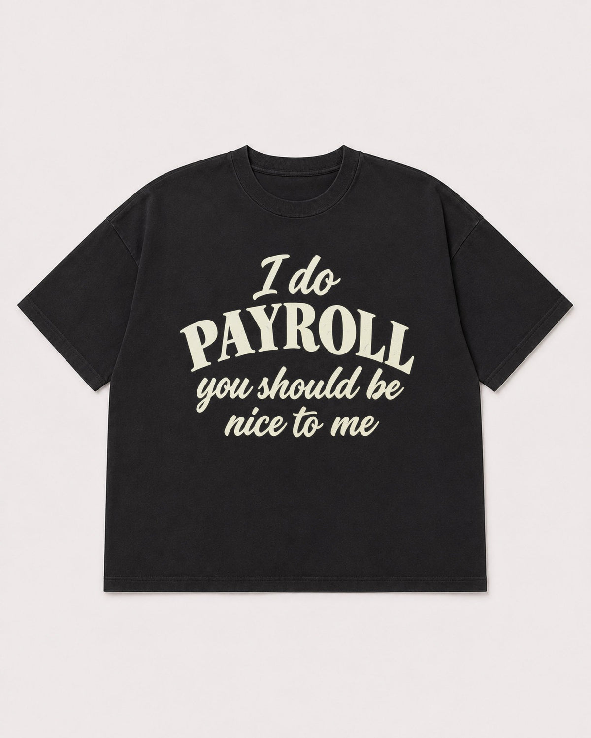 Mockup Boxy Heavyweight Tee Black product