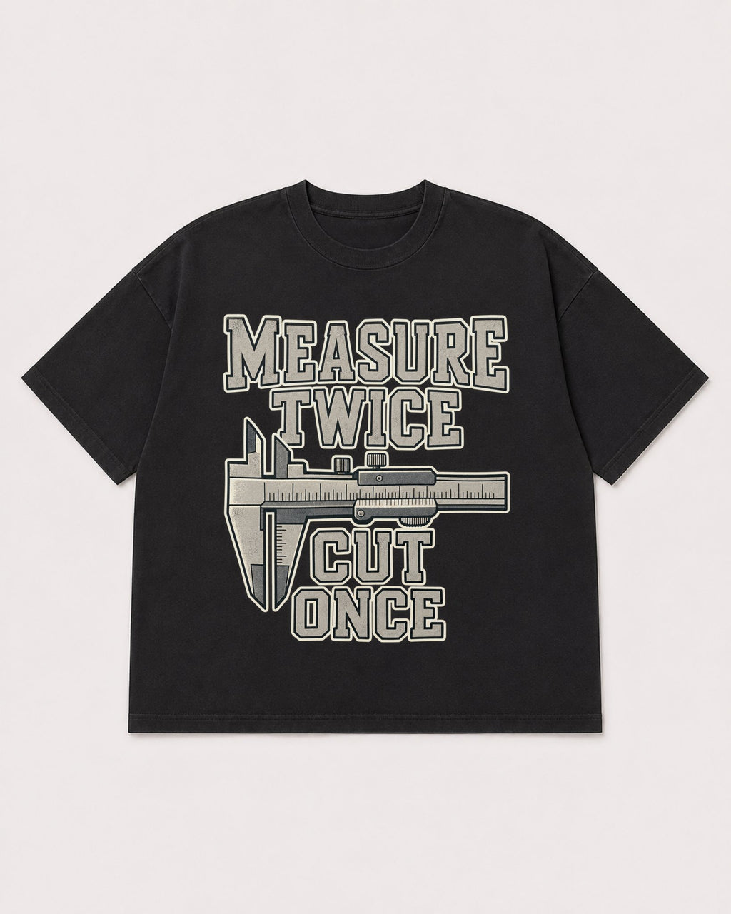 Mockup Boxy Heavyweight Tee Black product