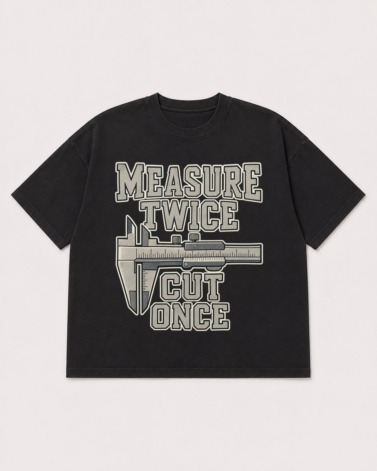 Mockup Boxy Heavyweight Tee Black product