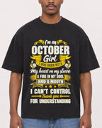 Mockup Boxy Heavyweight Tee Black male close-up 14