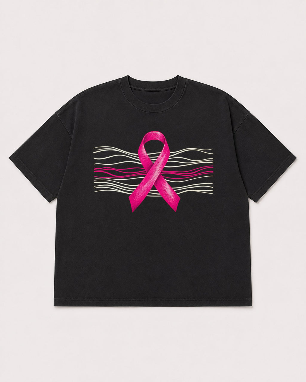 Mockup Boxy Heavyweight Tee Black product