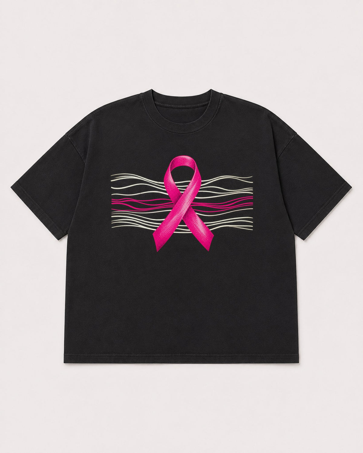 Mockup Boxy Heavyweight Tee Black product