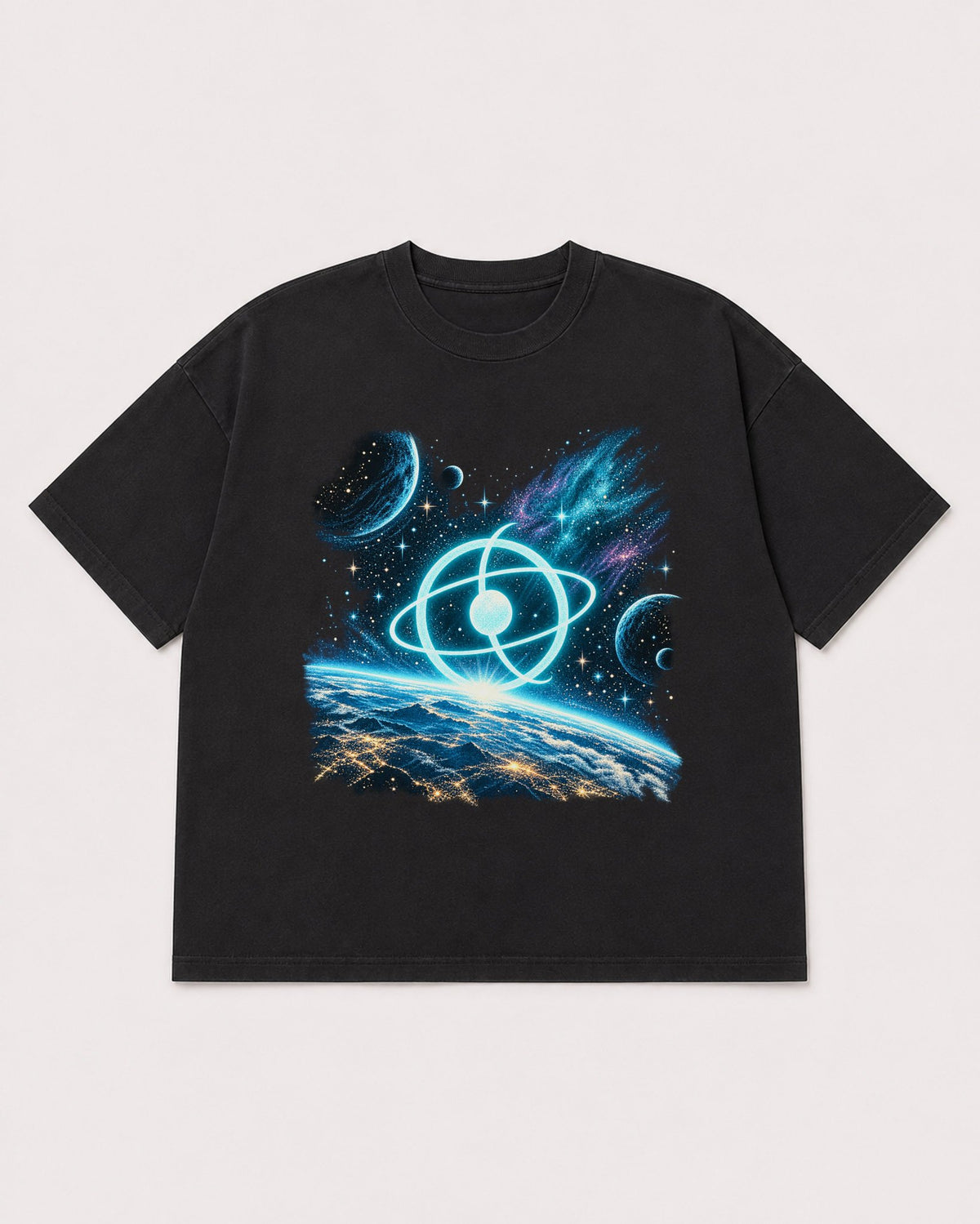 Mockup Boxy Heavyweight Tee Black product