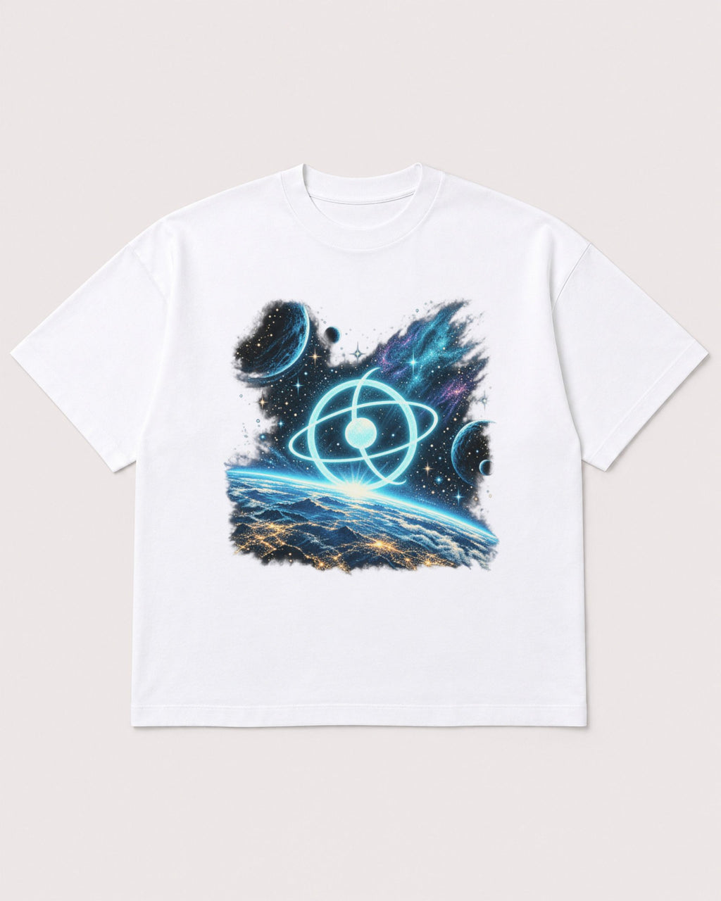 Mockup Boxy Heavyweight Tee White product