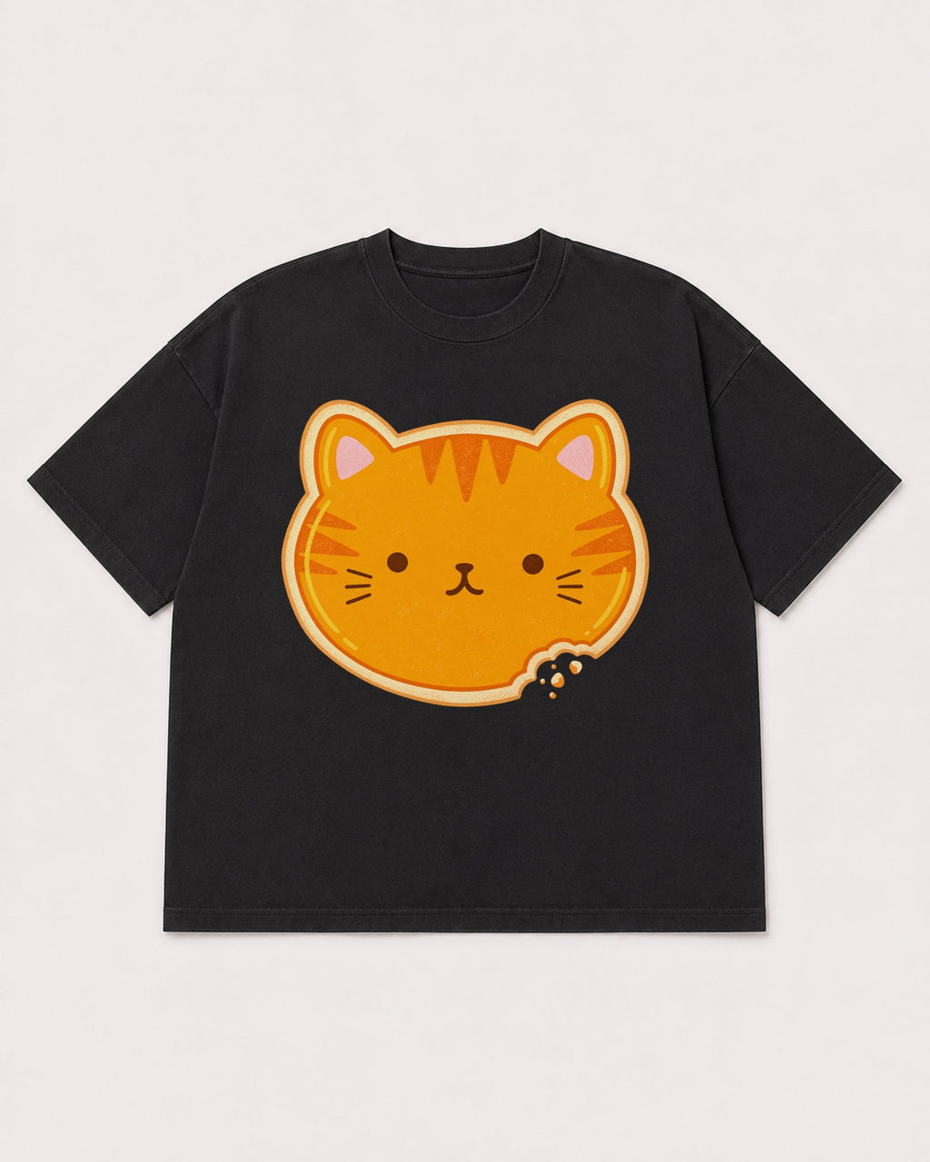Mockup Boxy Heavyweight Tee Black product