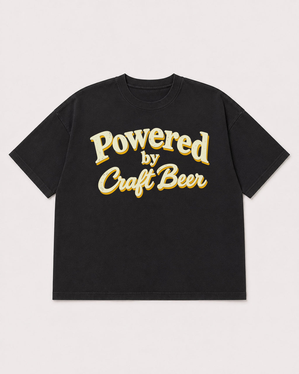 Mockup Boxy Heavyweight Tee Black product